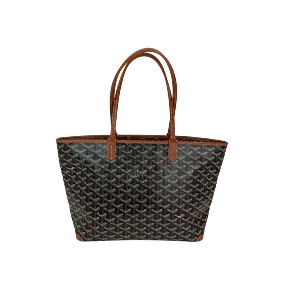 Goyard Goyardine Artois MM Black Reinforced Corners Zipper tote Bag - Picture 1 of 14